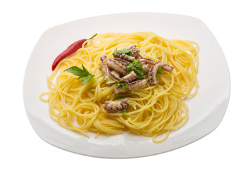 Pasta with octopus