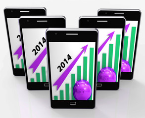 Graph 2014 Means Growing Sales And Earnings