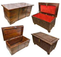 Collection of the old chests