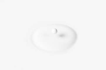 white milk drop