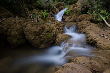 Cascade motion in small stream