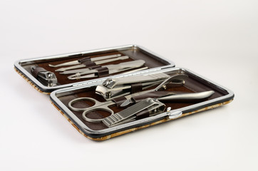 Tools of manicure set