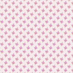 Fototapeta premium texture print and wale of fabric in beautiful floral pattern
