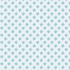 Fototapeta premium texture print and wale of fabric in beautiful floral pattern