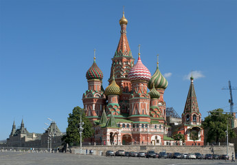 Храм Василия Блаженного на Красной площади. Москва