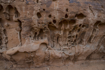 Pebbles Stacks in the Sandstone
