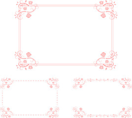 薔薇　フレーム