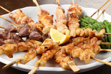 焼鳥の盛り合せ