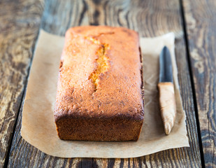 Homemade pound cake