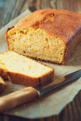Homemade pound cake