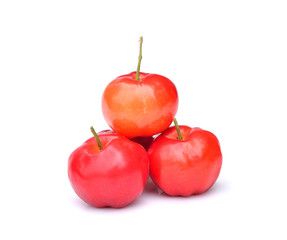 cherry berry isolated on white background