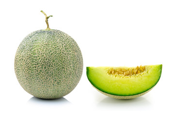 melon isolated on white background
