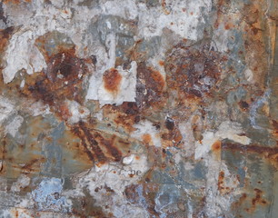 texture with rust