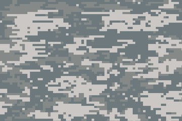 Illustration of a Digital camouflage pattern