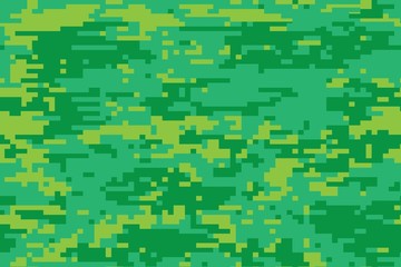 Illustration of a Digital camouflage pattern