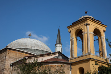 Fototapeta na wymiar church and mosque, Istanbul