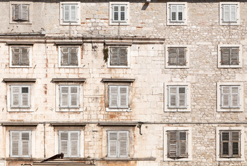 Wall of an old building