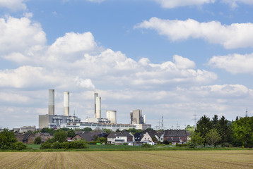 Fototapeta na wymiar Coal-fired Power Station