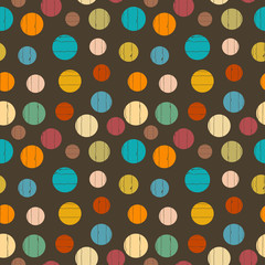 Balls in Vintage Colors