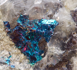 Abstract background from a metal mineral