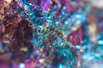 Abstract background from a metal mineral.