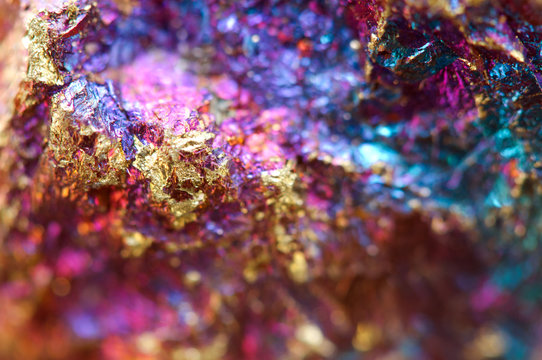 Abstract background from a metal mineral.