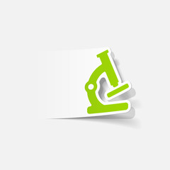 realistic design element: microscope