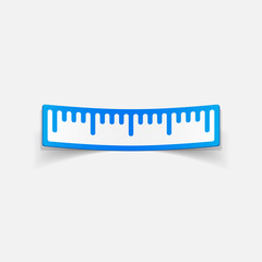 realistic design element: ruler