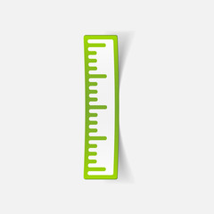 realistic design element: ruler