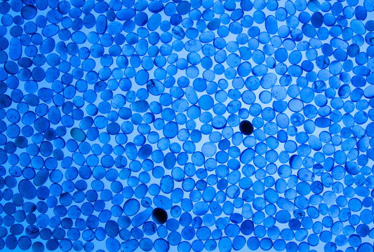 Blue Silica Gel Background.