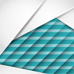 Obraz premium Abstract Background With White Paper Layers