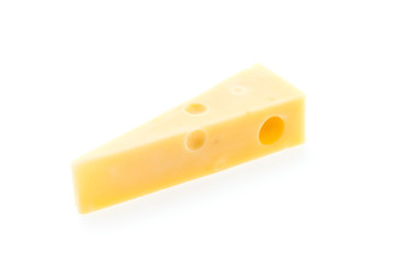 Cheese isolated on white