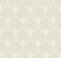 wedding card design, paisley floral pattern , India