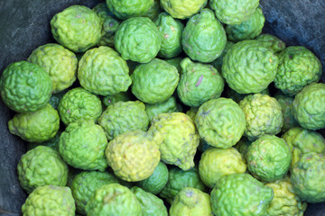 Fototapeta premium Fresh kaffir and leech lime