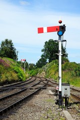 Semaphore railway signal, Arley © Arena Photo UK