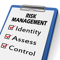 risk management clipboard