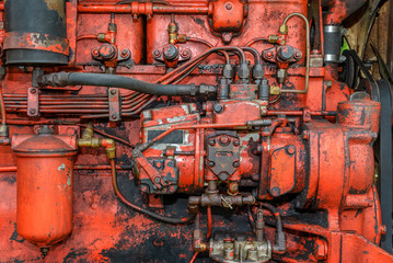 Vintage Tractor Engine