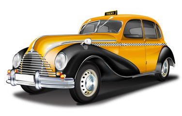 Fototapeta premium EMW Taxi, DDR Oldtimer