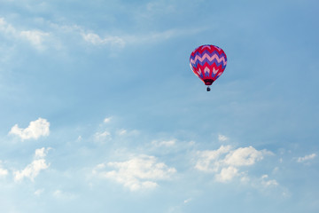 Colorful hot air balloon