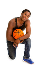 Male Street Basketball Player