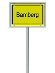 Bamberg - Ortsschild