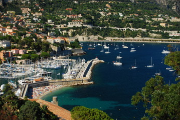 Fototapeta premium port de Villefranche sur mer