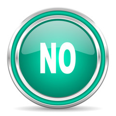 no green glossy web icon