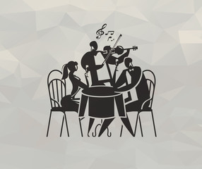 Restaurant. Vector format