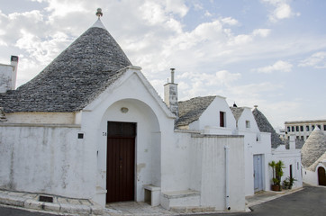 Trulli houses of Alborebello in Italy
