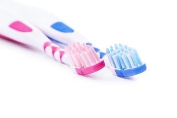 Toothbrushes for him and her