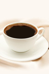 White coffee cup