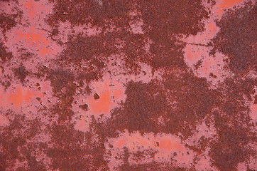 Red grunge metal