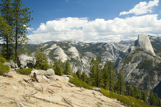 Half dome view, Yosemite National Park, USA