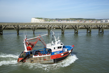 Obraz premium Bateaux de Pêches Le Tréport